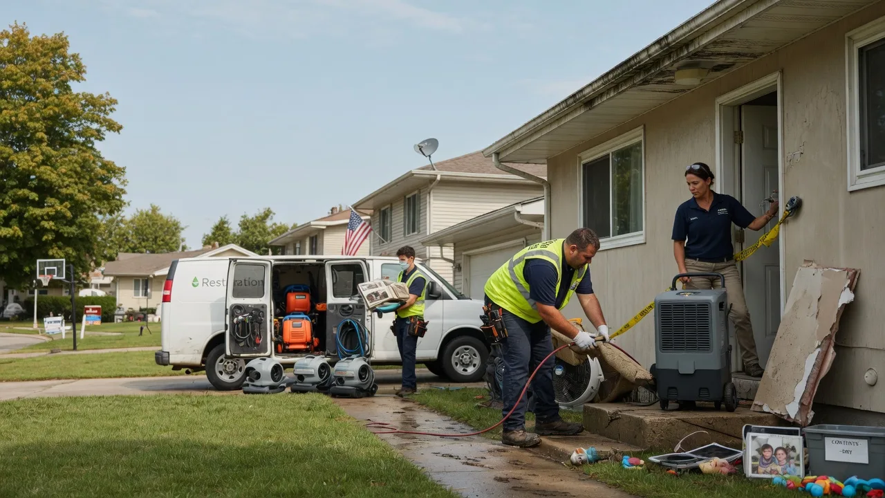 Water Damage Restoration in Benton, IL near me